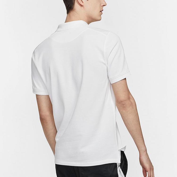 Nike Slim Fit Polo Shirt Men Tops White BV0481-100