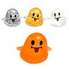 Glitter Ghost Squeeze Toy Stress Relief Transparent Ghost Squeeze Toy Slow Rising Decompression Sensory Fidget Toy Halloween Party Favors