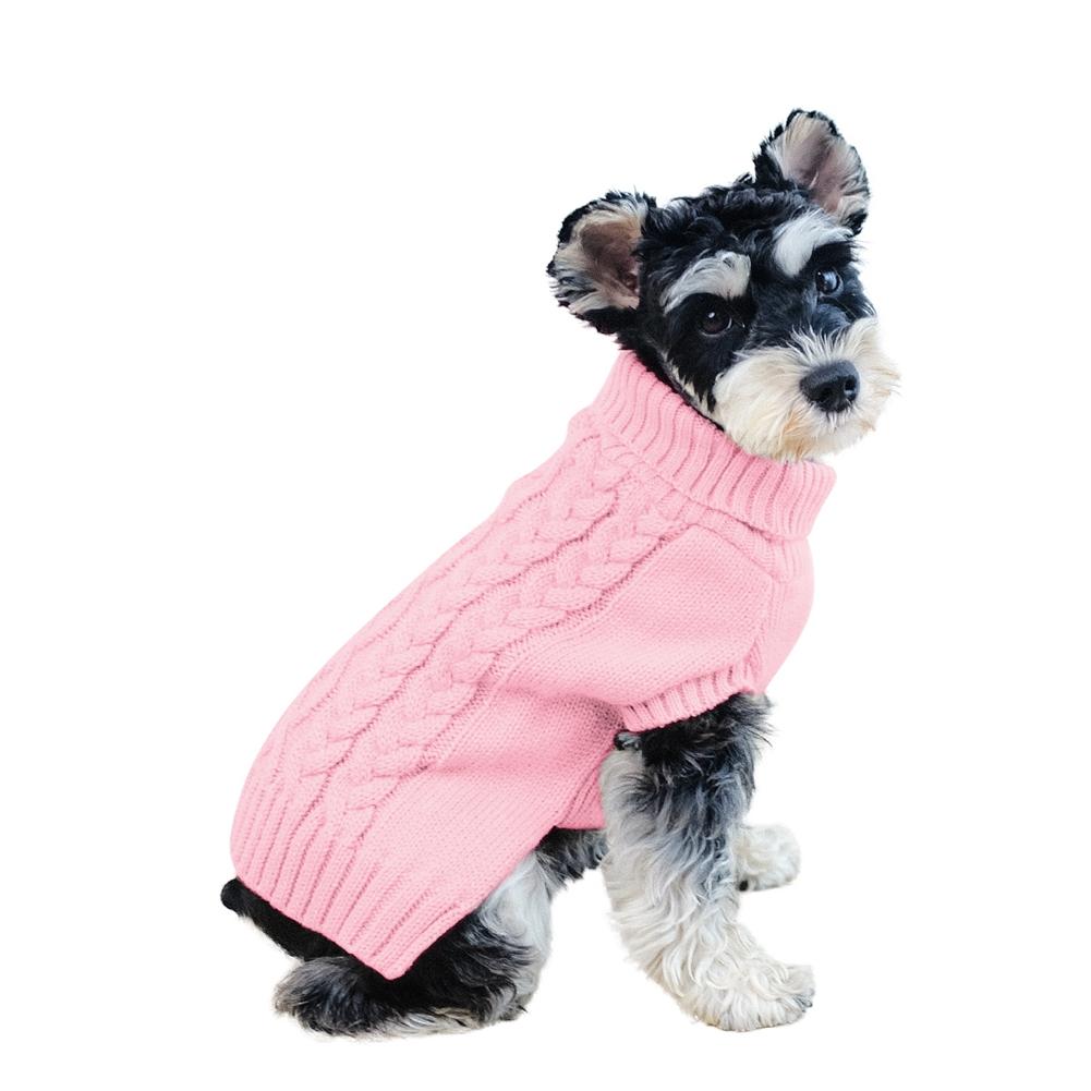 Pet Cats And Dogs Autumn And Winter Simple Elastic Three-Dimensional Cable Sweater