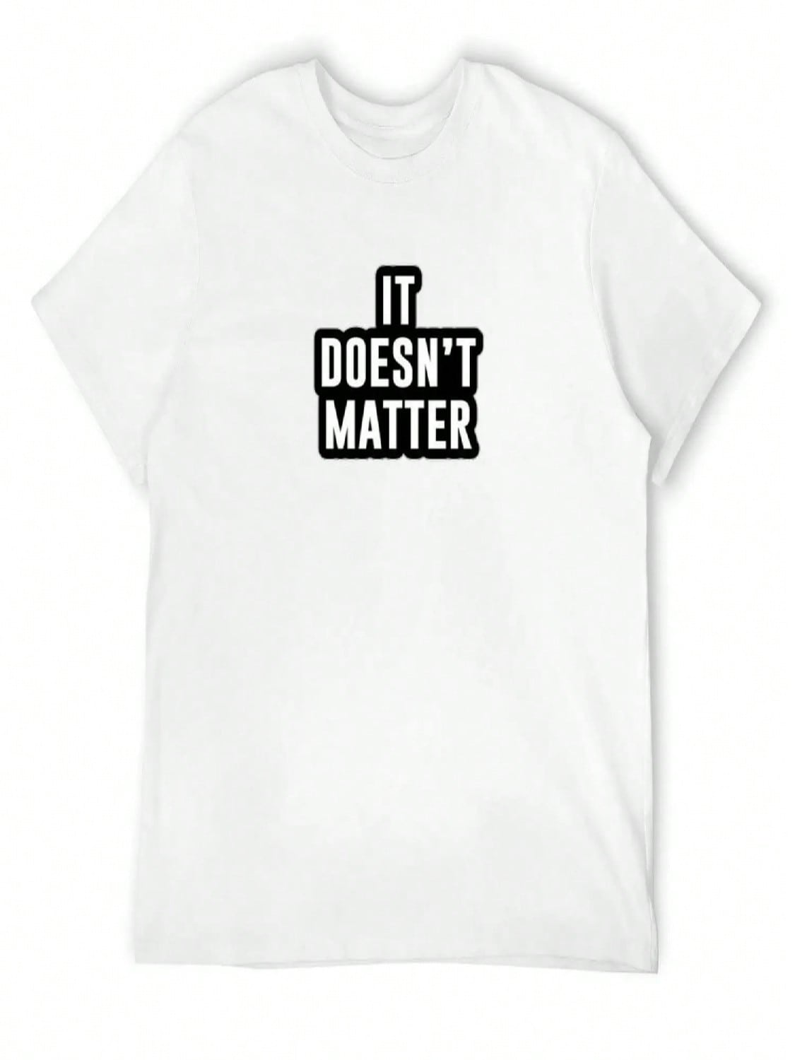 It Doesn t Matter What You Think T-Shirt Plus Sizes Basketball Graphic Tees unisexs Tall T Shirts S разноцветный