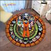 GOKU Carpet Cartoon Dragon Ball Non-slip Floormat Area Rug Round Play Mat for Playroom Kidsroom  Rugs for Bedroom