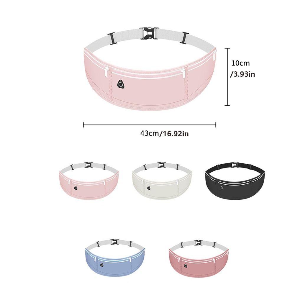 Invisible Running Waist Bag Breathable Waist Pack Multi-function Sports Belt Bag  Phone  Bag