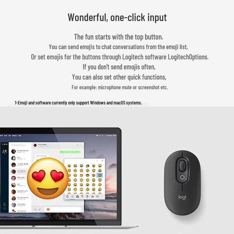 Logitech POP MOUSE Wireless Bluetooth Mouse