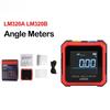 LM320 Series Electronic Angle Meter Portable Digital Protractor Multifunctional Magnetic Inclinometer Angle Tester