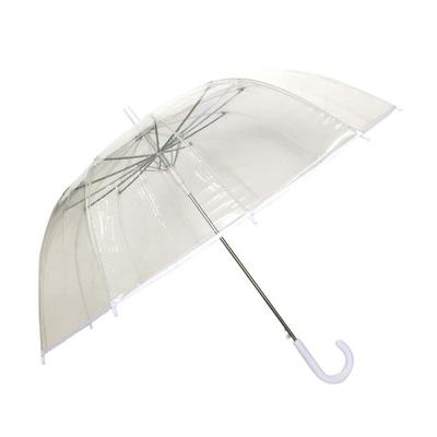 Smati - Transparent Windproof Umbrella White Edge
