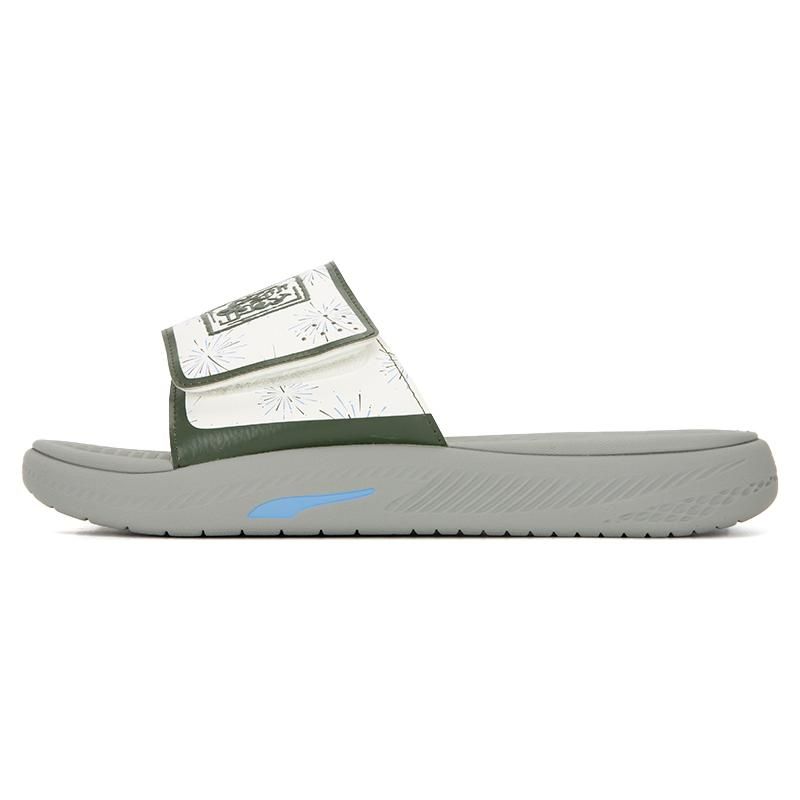 Puma Softride Slide Non-Slip Durable Slide Sandals Unisex Footwear Green Blue 394201-01