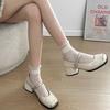 Skinny British style summer Internet celebrity single shoes women's fried street high value shallow mouth spring retro explosion Mary Jane shoes