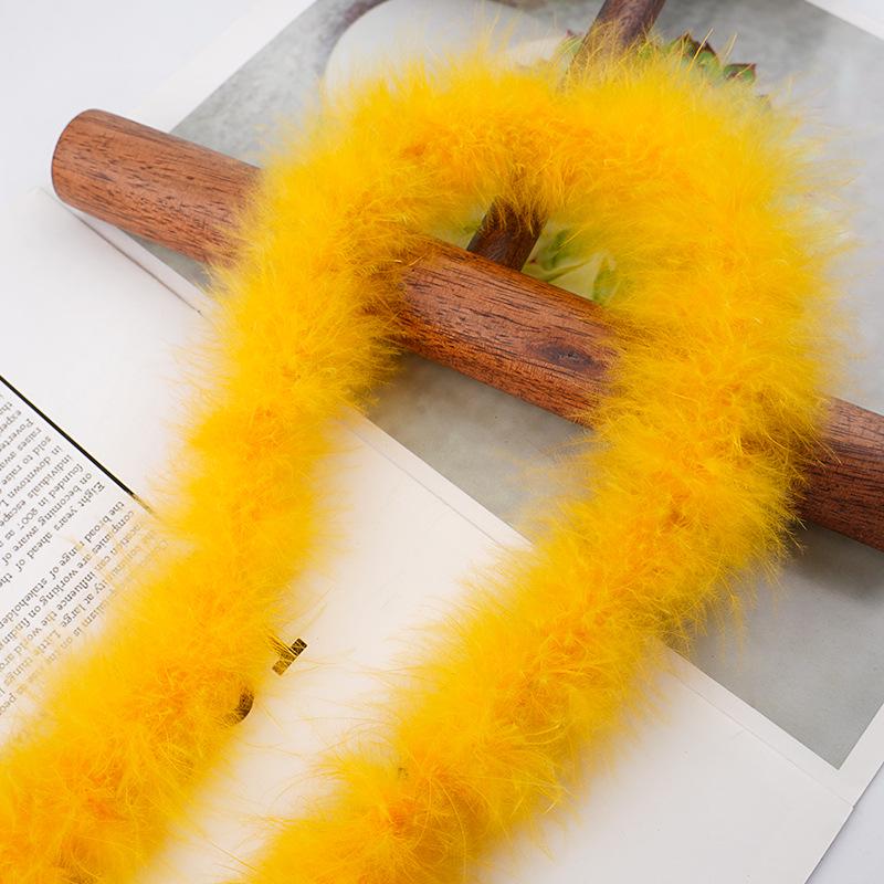 Colorful Turkey Feather Strips for DIY Crafts and Christmas Decorations
