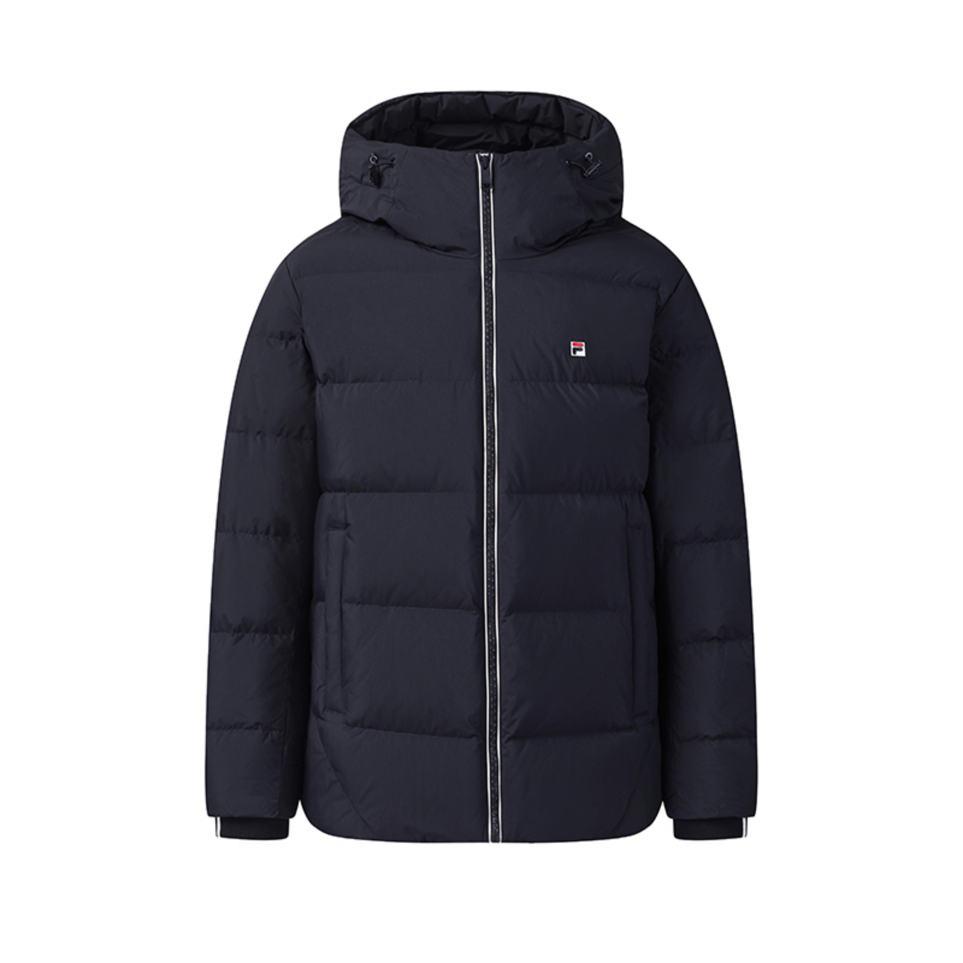 

Fila Heritage Classic Теплая Повседневная Удобная Универсальная Пуховая Куртка Мужская верхняя одежда Легендарный-Синий F11M548906FNV XXL