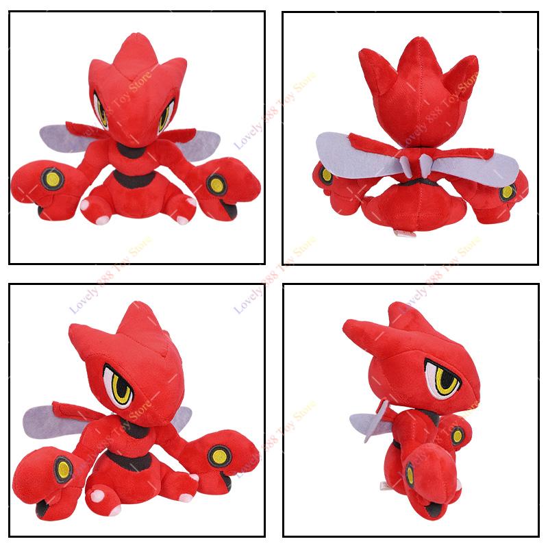 Wooper Plush Toys Cute Anime Plushie Scizor Nidoran Mimikyu Lapras Garchomp Litten Bidoof Ho-Oh Stuffed Kids Xmas Dolls