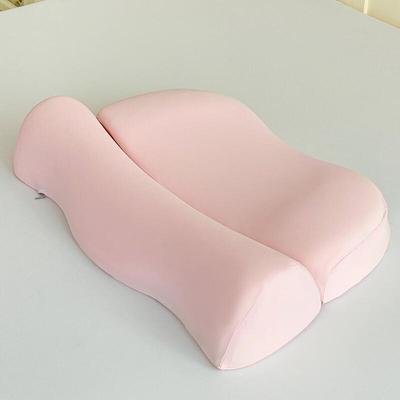 OLOMM Cervical Memory Foam Pillow with Ice Silk Cover