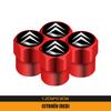 1Set Car Styling Metal Wheel Tire Valve Caps Dust Accessories For Citroen C1 DS3 C2 C3 Vts C4 Saxo C4L C5 C6 C8 Xsara C3-XR Xkdf64