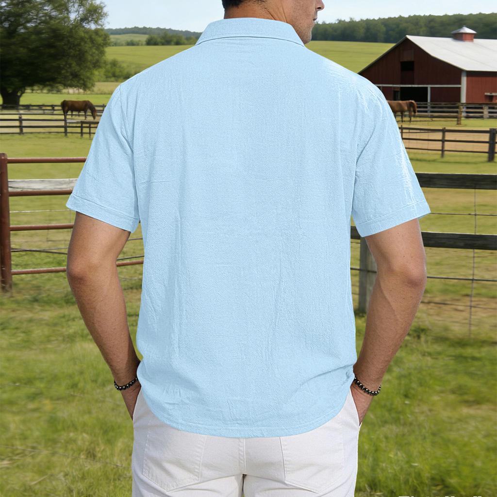Classic Mens Polo Shirts Short Sleeve Comfortable Polo Shirts for Men Adult Casual Golf Clothing for Men Lightweight Polo Shirt