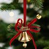 Golden Golden Bell Pendant Pine Cone Xmas Tree Decorations Christmas Bell Ornaments  Tree Decor