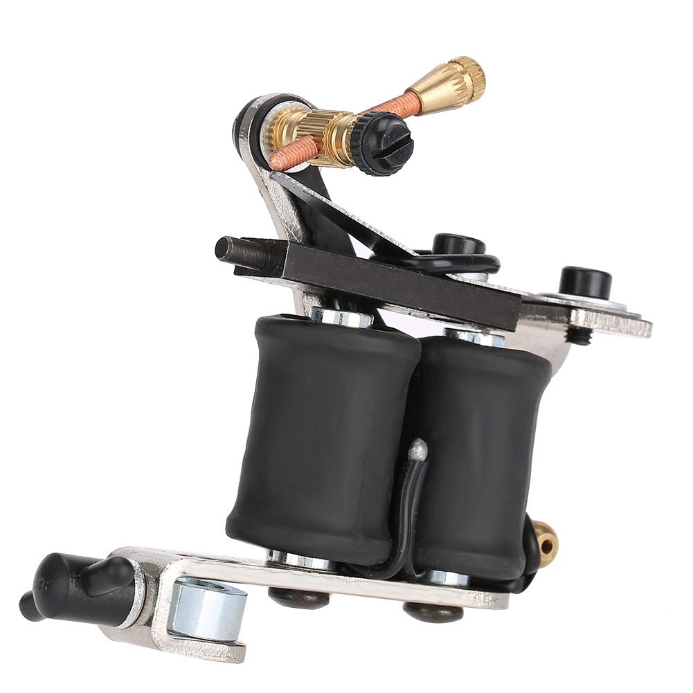 Professional Alloy Tattoo Machine Copper Coils Iron Shader Tattoo Machine Liner