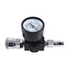 1/4" Air Pressure Regulator with Gauge, Air Pressure Regulator Gauge Adjustment Valve for Spray Guns and Compressors