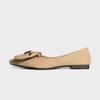 Pointed shoes children's flat single shoes women's high-end sense solid color bow fashion Huizhou women's shoes 2025 spring women's