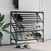 VidaXL Shoe Rack Brown Oak 90x30x85 Cm Engineered Wood 833432