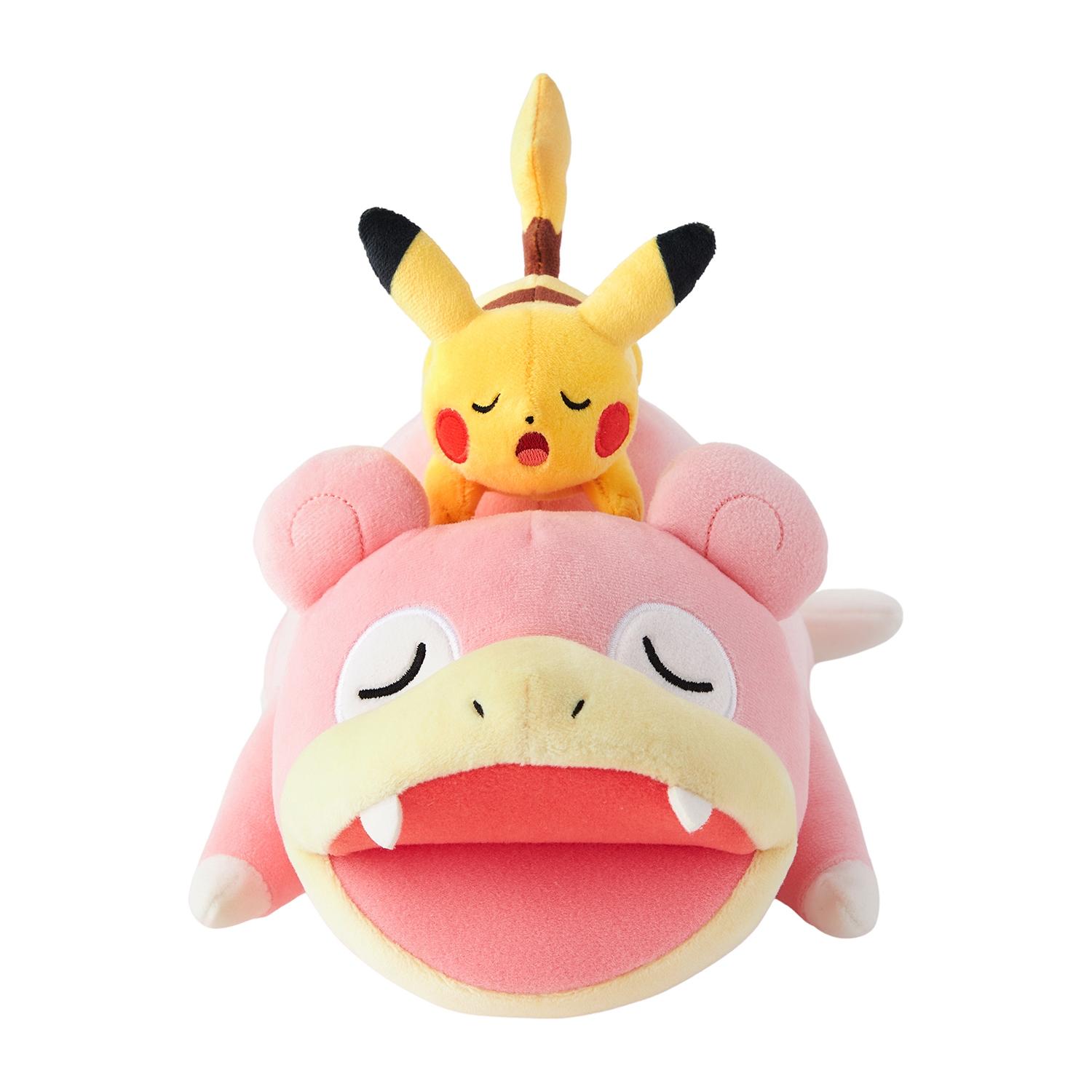 

Pokemon Slowpoke and Pikachu Plush Doll from Pokémon Center Kagawa NEW