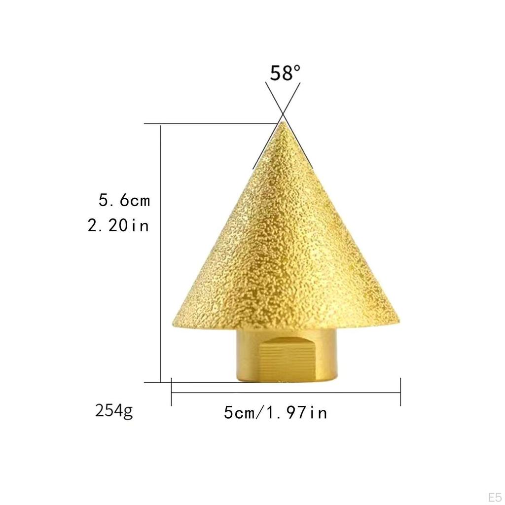 Diamond Beveling Chamfer Bit Countersink Cone Tile Enlarging Trimming for Tiles