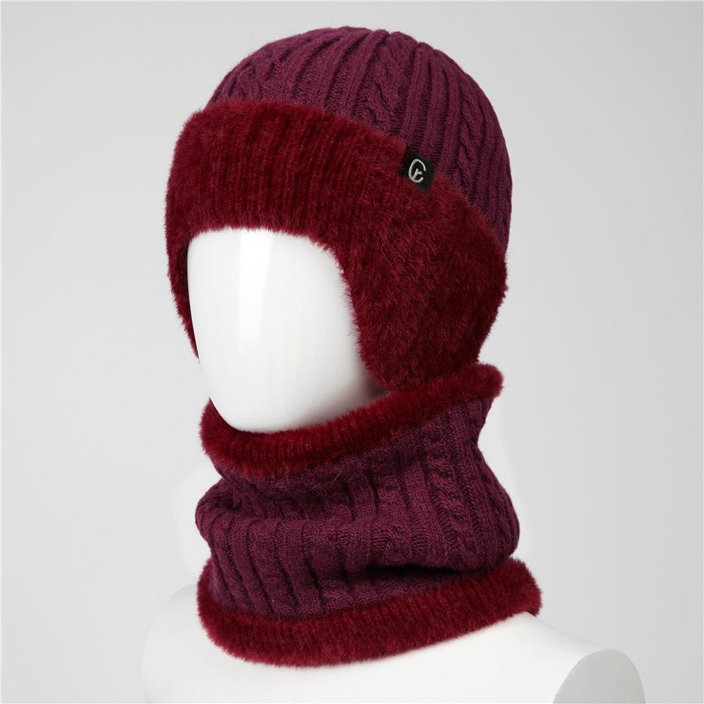 Hat female winter warm wool hat winter hat male ear protector