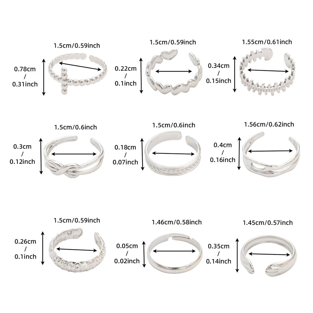 Fashion Stainless Steel Stainless Steel Rings for Women Adjustable Sliver Color Open Rings Female Jewelry Weddings Gifts