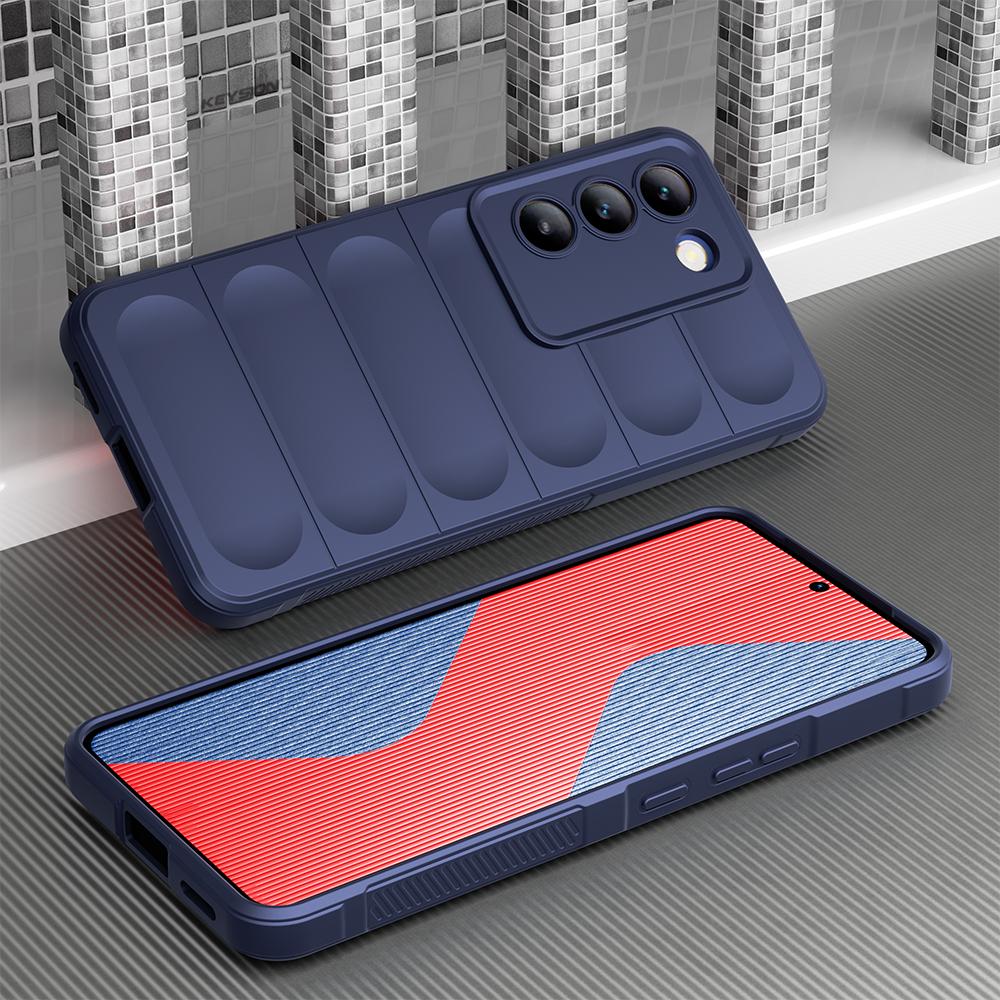 KEYSION Stoßfeste Hülle für VIVO Y100 5G Rutschfeste, weiche Silikon-Telefonrückseite für VIVO V40 SE 5G V30 SE V30 Lite 4G