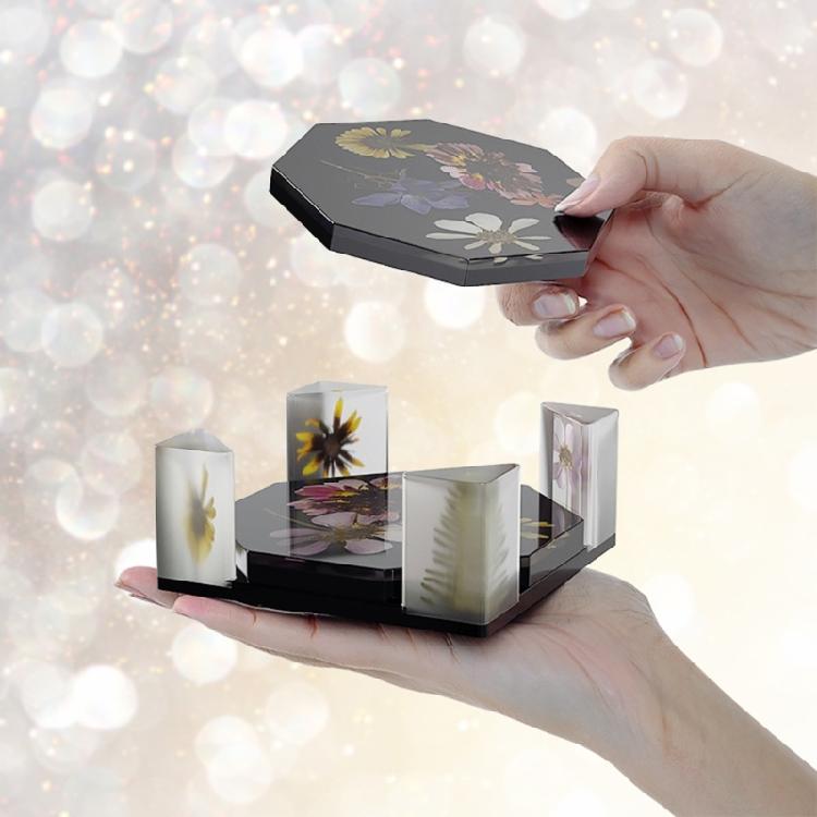 Multipurpose Lovely Octagonal Shaped Flexible Sturdy Silicone Mould Accessory for Crafting Coasters and Home Adornments
