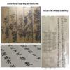 Ancient Method Bamboo Paper: Plant-Dyed Xuan Paper for Cursive Script Sutras, Goose Skin Texture, Semi-Ripe, Retro Style.