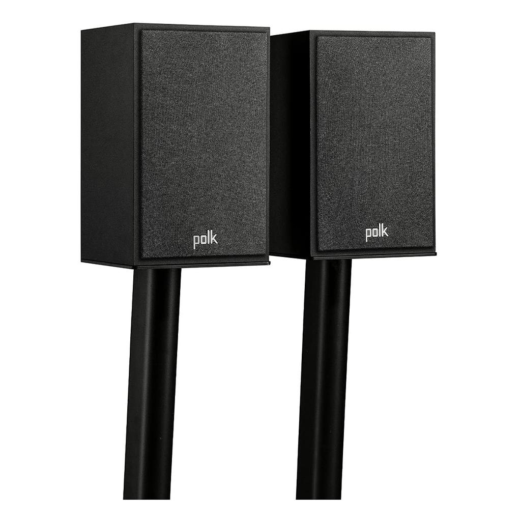 POLK AUDIO Monitor XT Series Compact Bookshelf Speaker Matte Black MXT15 Set of (1 2)