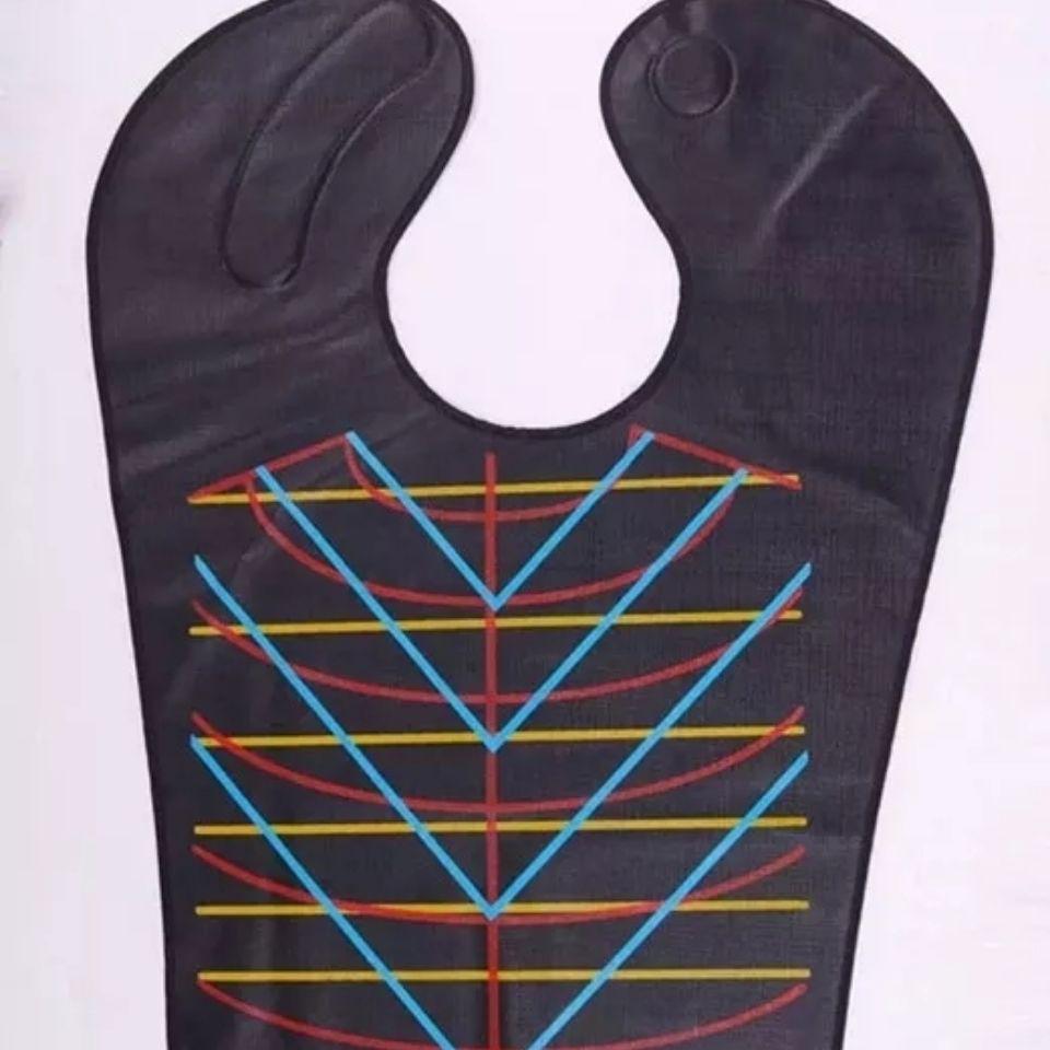 Ionic Black Hairdressing Cape for Perming and Dyeing