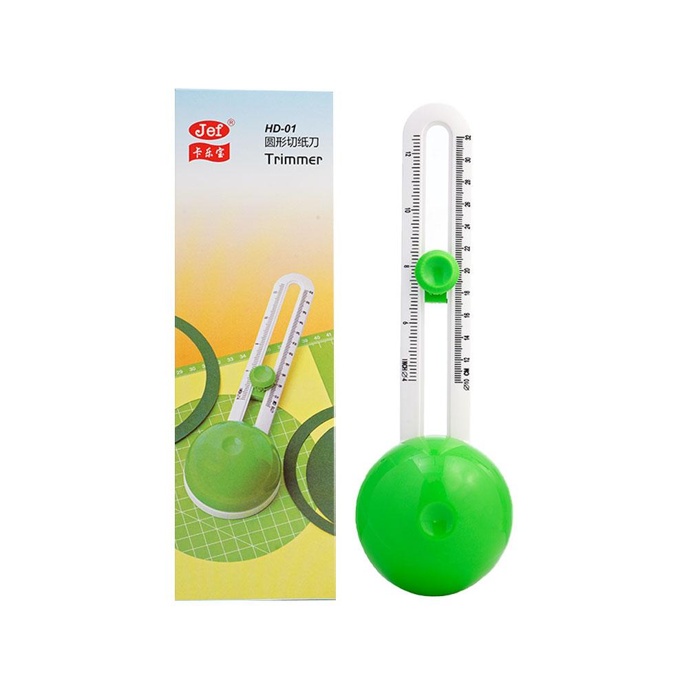 Einfaches Kunststoff-Rundschneidemesser Modell Zirkel Kreisschneider Für Papier Scrapbooking Karten Schneidwerkzeuge L4X9