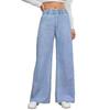E Hot Sale Light Blue Jeans Women's Clothing Summer New Fashion Loose Trend Long Pants
