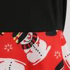Costume Party Dress Long Sleeve Large Hem Slim Waist Tied Patchwork Dress for Christmas