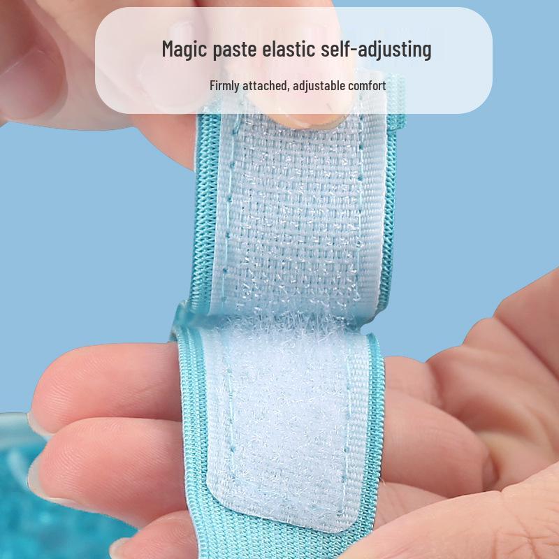 Gel Beads Cooling/Heating Forehead Band - Reusable Ice Pack for Pain Relief