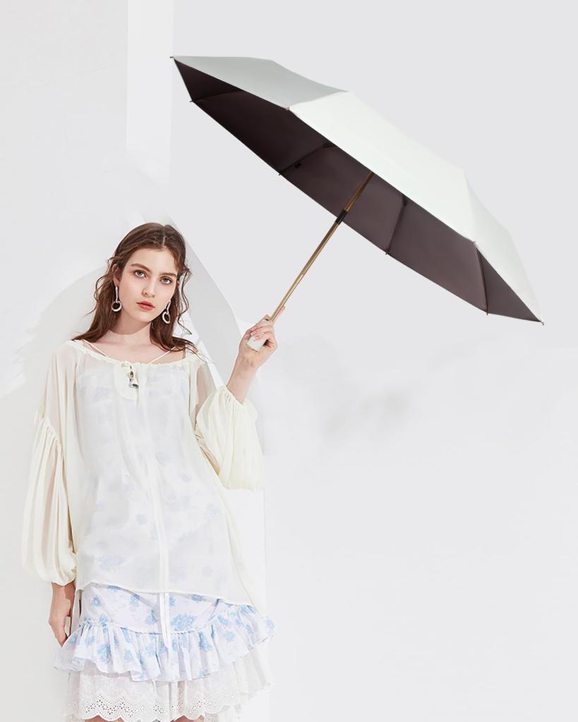 Folding Umbrella, One Touch Automatic OpenClose, Parasol, Women's, For Both Sunny and Rainy Weather, UV Protection, Folding Umbrella, Windproof,