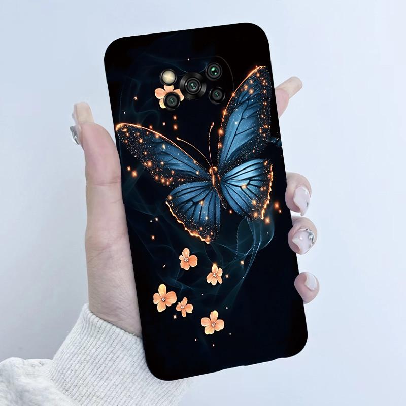 For Xiaomi Poco X3 Pro Case Flower Girls Design Soft Silicone Phone Back Cover For Xiomi PocoX3 Pro X 3 3X Poco X3 NFC Shells
