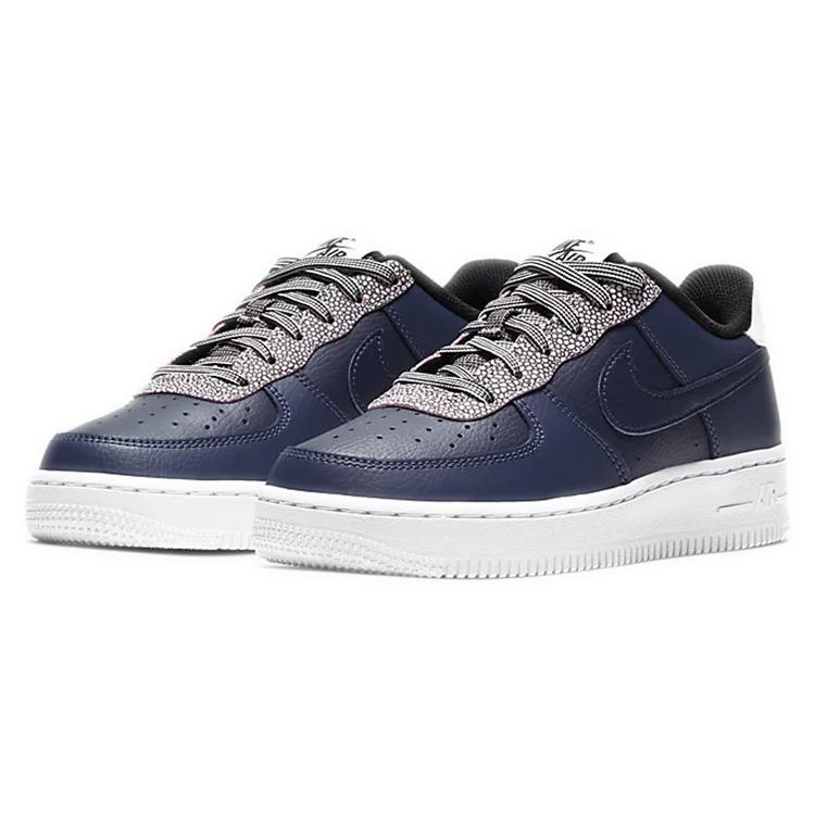 New Nike Air Force 1 LV8 4 Low Top Kids' Skateboarding Shoes Blue White Teenagers CN5715-400