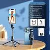 Handheld Multifunctional Mobile Gimbal Stabilizer and Selfie Stick with Tripod for Anti-Shake Live Streaming