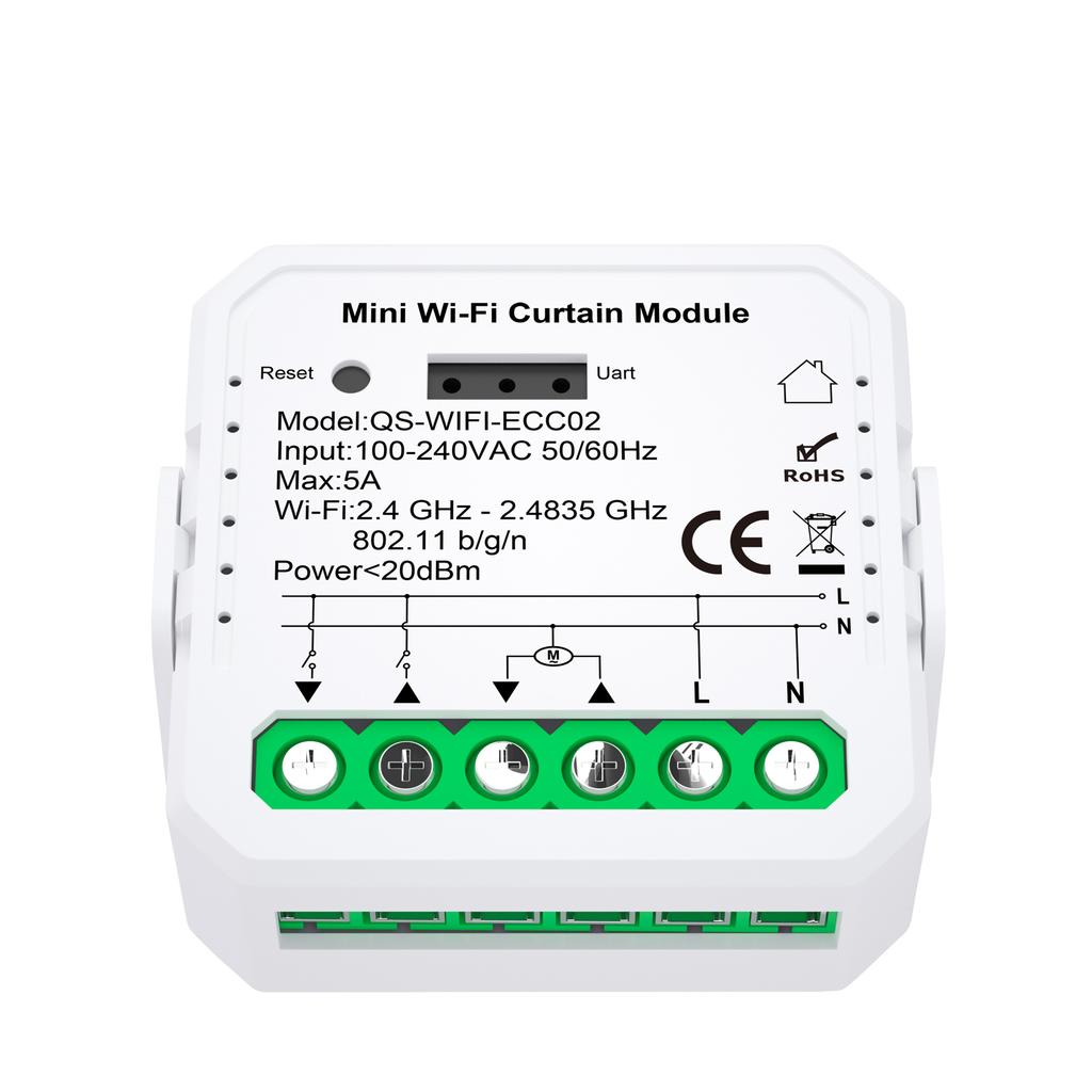 Tuya ZigBee Curtain Module Home Intelligent Appliance Curtain Module Mobilephone APP Remotely Control Compatible Alexa