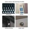 Transparents Silicone Keycap Covers 12x4mm 64Pcs Set For Long Nails Protections And Personalize Keyboard Decoration