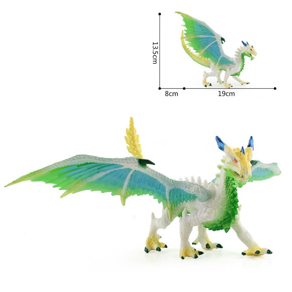 Ice Dragons Toy Figure Realistic Dinosaur Model Kids Birthday Gift Toys
