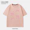 Women's Plus Size Retro Butterfly Print Cotton T-Shirt - Summer Loose Fit, Short Sleeve