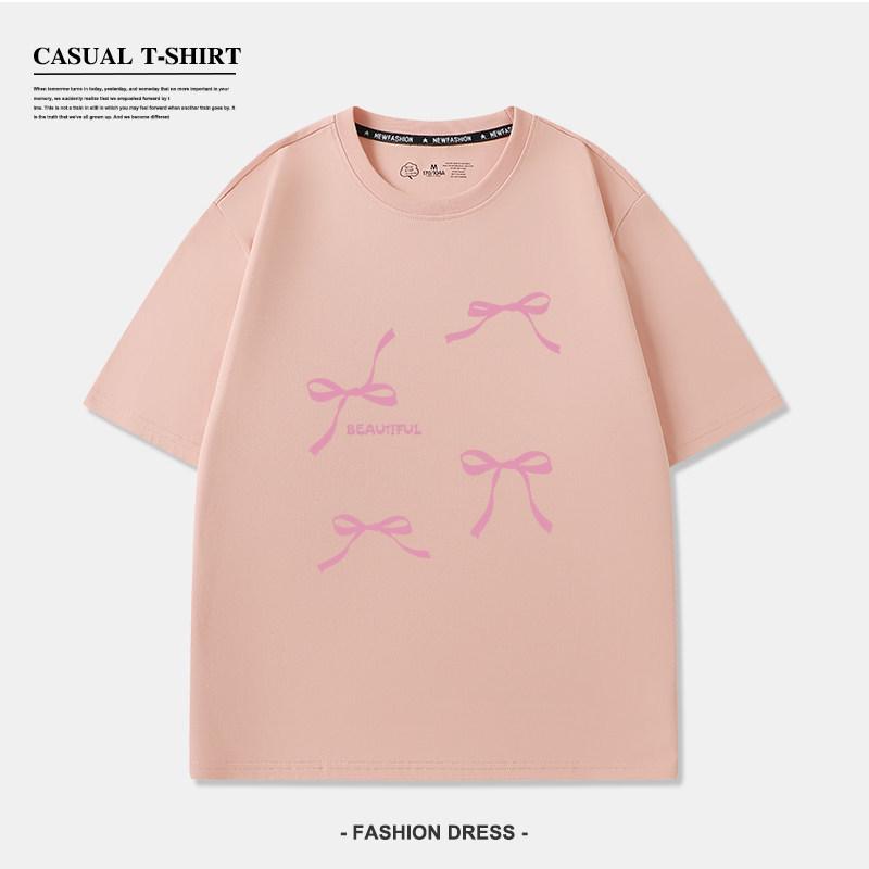 Women's Plus Size Retro Butterfly Print Cotton T-Shirt - Summer Loose Fit, Short Sleeve