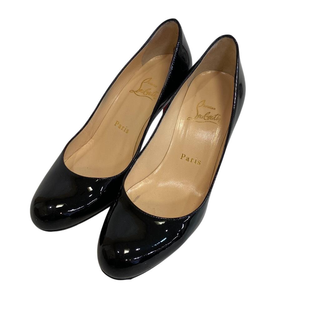 Christian Louboutin Stiletto heel shoes enamel pumps black enamel Used