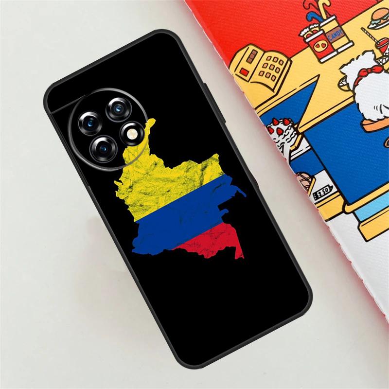 Colombia Flag Case For OnePlus 12R 12 11 10 9 Pro 10R 9R 8T 10T Nord 3 2 CE 4 Lite N10 N20 N30 Back Cover