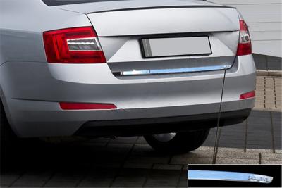 Okraj kufru (nerezová ocel) OmsaLine - italská nerezová ocel pro Škoda Octavia III A7 2013-2019