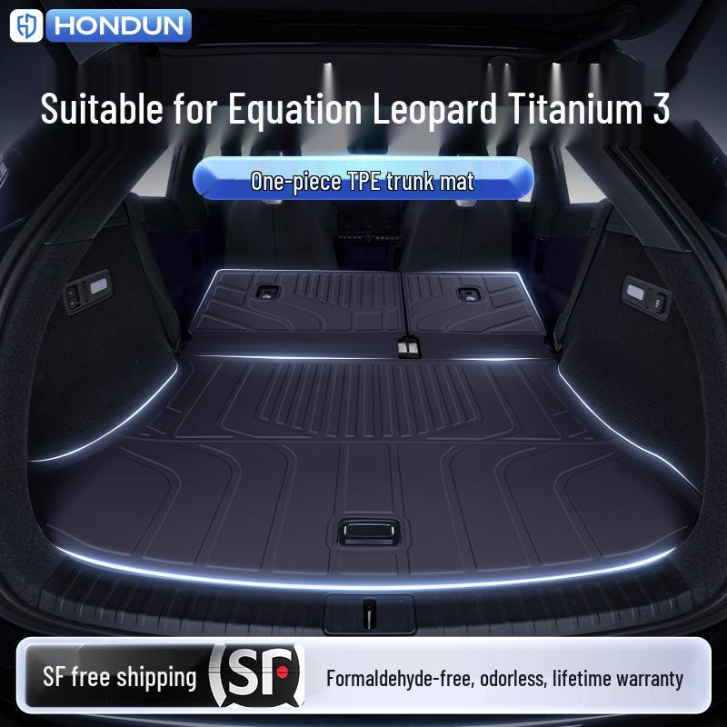 BYD Leopard Titanium 3 TPE Trunk Mat - Car Interior Accessory