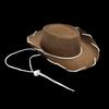Kids Cowboy Hat With Rope Detail Fabric Costume Prop For Festive Celebrations And Play