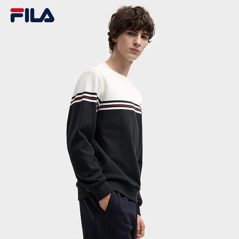 FILA Men's Crew Neck Pullover Sweatshirt